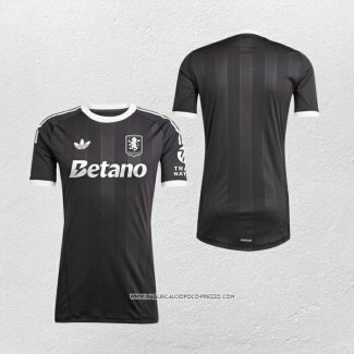 Maglia Aston Villa Portiere 25/26 Nero Thailandia