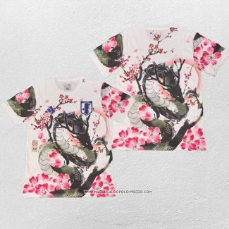 Maglia Giappone Dragon 25/26 Bianco Thailandia Rosa