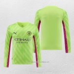Maglia Manchester City Portiere 2023/24 Manica Lunga Verde