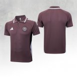 Maglia Polo Manchester United 25/26 Marrone