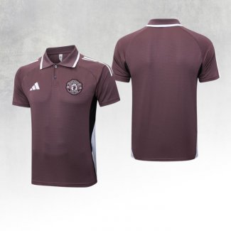 Maglia Polo Manchester United 25/26 Marrone