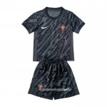 Maglia Portogallo Portiere 2024 Bambino Nero