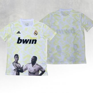 Maglia Real Madrid Special 25/26 Bianco Giallo Thailandia