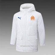 Olympique Marsiglia Bianco Chaqueta Invierno del 24-25