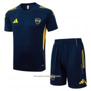 Tuta da Track Boca Juniors 25/26 Manica Corta Blu - Pantaloncini