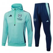 Tuta da Track Felpa Arsenal 2024 Verde -25