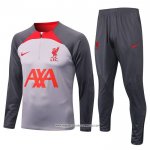 Tuta da Track Felpa Liverpool 22/23 Grigio