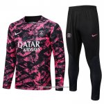 Tuta da Track Felpa Paris Saint-Germain 22/23 Nero e Rosa