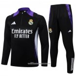 Tuta da Track Felpa Real Madrid 2024 Nero -25