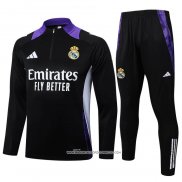 Tuta da Track Felpa Real Madrid 2024 Nero -25