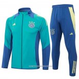 Tuta da Track Giacca Ajax Bambino Verde 24-25