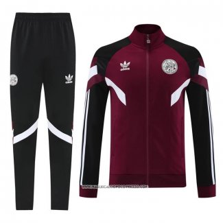 Tuta da Track Giacca Ajax Rosso 24-25