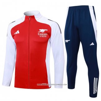 Tuta da Track Giacca Arsenal 2024 Bambino Rosso -25