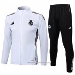 Tuta da Track Giacca Real Madrid Bianco 25-26