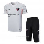 Tuta da Track Sao Paulo 23-24 Manica Corta Grigio - Pantaloncini