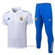 Conjunto Polo Real Madrid 25/26 Blu Bianco