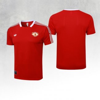 Maglia Allenamento Manchester United 25-26 Rosso