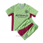 Maglia Manchester City Portiere 2023/24 Bambino Verde