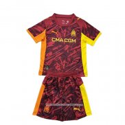Maglia Olympique Marsiglia Portiere 25/26 Bambino Rosso
