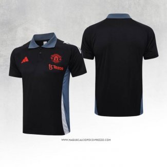 Maglia Polo Manchester United Nero 24-25