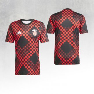Maglia Prematch Benfica 25/26 Nero Rosso