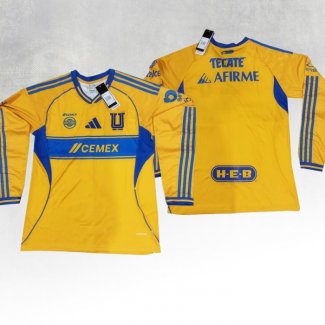 Prima Maglia Tigres UANL 25/26 Manica Lunga