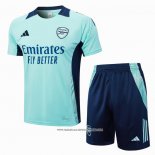 Tuta da Track Arsenal Manica Corta Verde - Pantaloncini 24-25