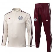 Tuta da Track Felpa Ajax 25/26 Giallo