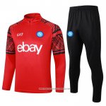 Tuta da Track Felpa Napoli 23/24 Rosso