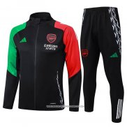 Tuta da Track Giacca Arsenal Bambino Nero 24-25