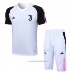 Tuta da Track Juventus 23/24 Manica Corta Bianco - Pantaloncini