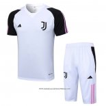 Tuta da Track Juventus 23-24 Manica Corta Bianco - Pantaloncini