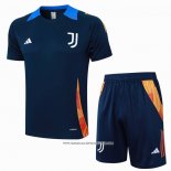Tuta da Track Juventus Manica Corta Blu - Pantaloncini 24-25