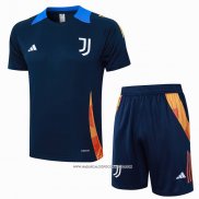 Tuta da Track Juventus Manica Corta Blu - Pantaloncini 24-25