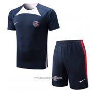 Tuta da Track Paris Saint-Germain 2022-2023 Manica Corta Blu - Pantaloncini