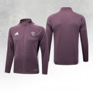 Giacca Manchester United 25/26 Marrone