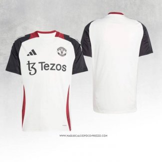 Maglia Allenamento Manchester United Bianco 24-25