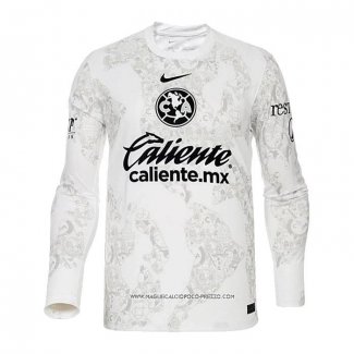 Maglia America Portiere Manica Lunga Bianco 24-25