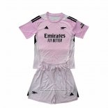 Maglia Arsenal Portiere 25/26 Bambino Rosa