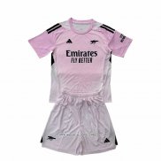Maglia Arsenal Portiere 25/26 Bambino Rosa