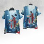Maglia Brasile Jesus 25/26 Blu Thailandia