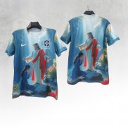 Maglia Brasile Jesus 25/26 Blu Thailandia
