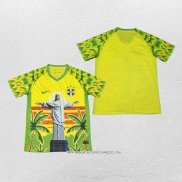 Maglia Brasile Jesus 25/26 Giallo Thailandia Bianco