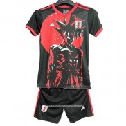 Maglia Giappone Bambino Rosso Anime 25-26 Nero