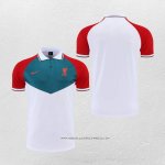 Maglia Polo Liverpool 22/23 Bianco Rosso Verde
