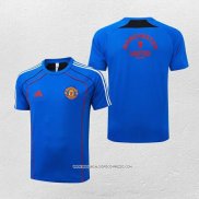 Maglia Polo Manchester United 25/26 Blu