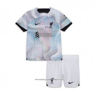 Seconda Maglia Liverpool 22-23 Bambino