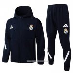 Tuta con Cappuccio Real Madrid 25/26 Nero