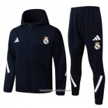 Tuta con Cappuccio Real Madrid 25/26 Nero