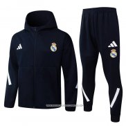 Tuta con Cappuccio Real Madrid 25/26 Nero